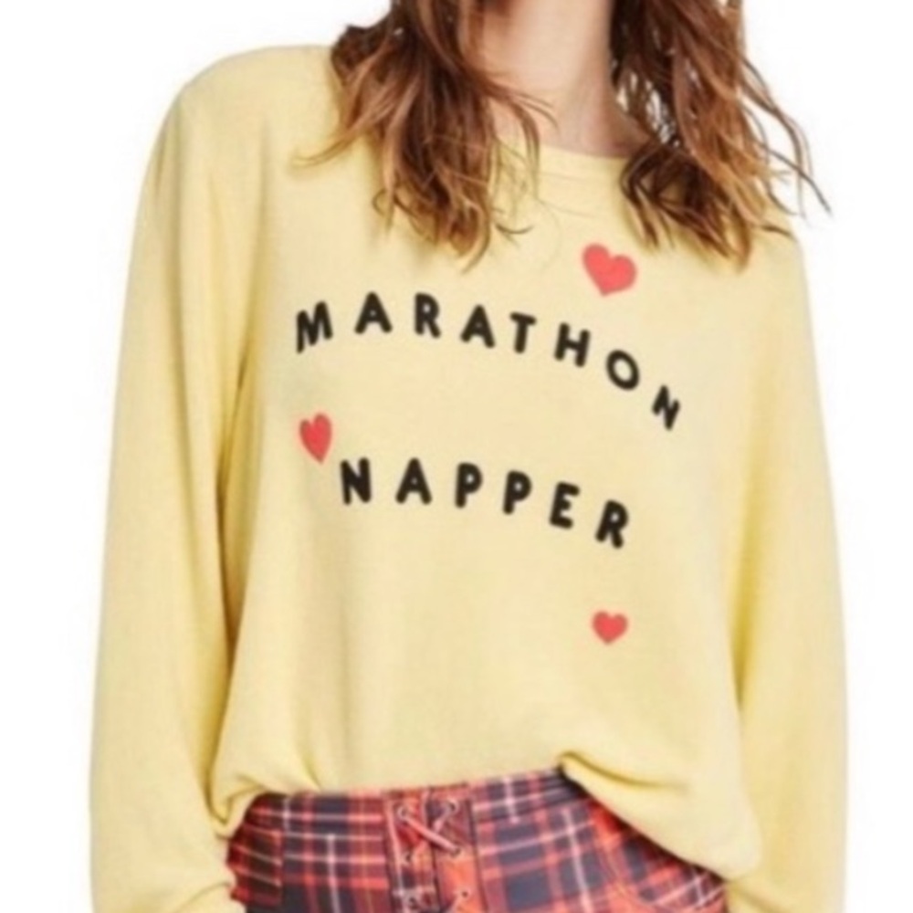 Wild fox marathon napper crew neck
